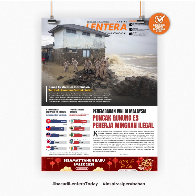Penembakan WNI di Malaysia,  Puncak Gunung Es Pekerja Mingran Ilegal (Koran, Kamis 30/1/2025)